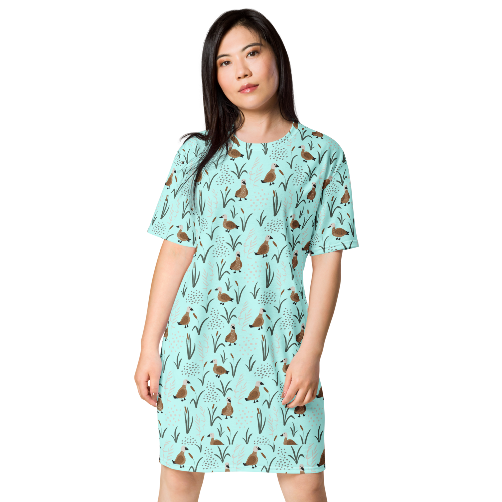 Lucky duck T-shirt dress